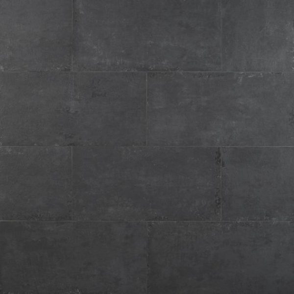 Shower | 1 sq. ft. Portrait Black Gold 12×24 Matte Porcelain Tile Black Bathroom Bathroom