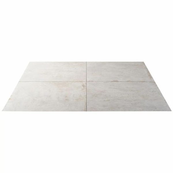 Shower | 1 sq. ft. Portrait Ivory 24×24 Matte Porcelain Tile Ivory Bathroom Bathroom