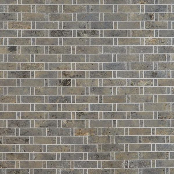 Shower | 1 sq. ft. Portrait Sage Gray 1×3 Weave Matte Porcelain Mosaic Tile Sage Bathroom Bathroom