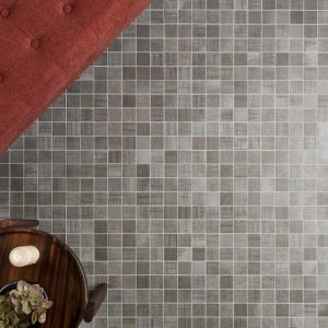 Shower | 1 sq. ft. Ristretto Dark Gray 2×2 Matte Porcelain Mosaic Tile Dark Gray Bathroom Bathroom