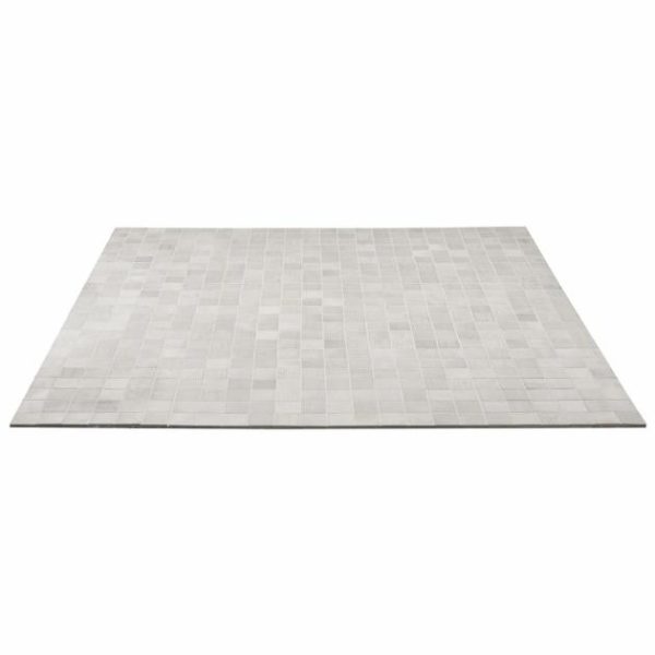 Shower | 1 sq. ft. Ristretto Smoke Gray 2×2 Matte Porcelain Mosaic Tile Smoke Bathroom Bathroom