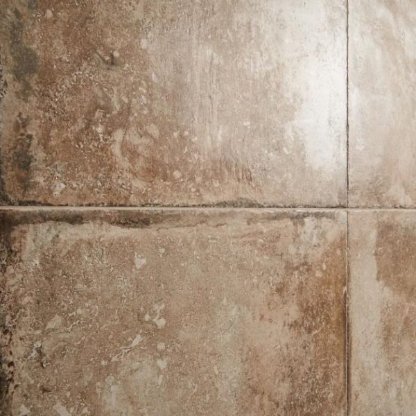 Shower | 1 sq. ft. Seville Delfi Dark Beige 24×24 Travertine Look Matte Porcelain Tile Delfi Bathroom Bathroom