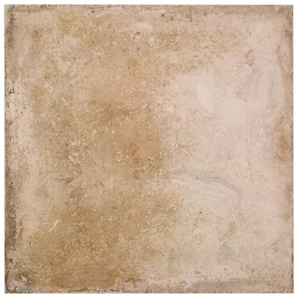 Shower | 1 sq. ft. Seville Delfi Dark Beige 24×24 Travertine Look Matte Porcelain Tile Delfi Bathroom Bathroom