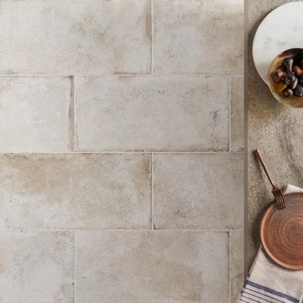 Shower | 1 sq. ft. Seville Olimpia White 12×24 Travertine Look Matte Porcelain Tile Olimpia Bathroom Bathroom