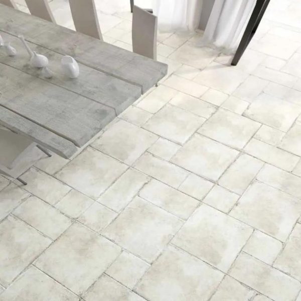 Shower | 1 sq. ft. Seville Olimpia White 12×24 Travertine Look Matte Porcelain Tile Olimpia Bathroom Bathroom