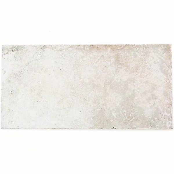 Shower | 1 sq. ft. Seville Olimpia White 12×24 Travertine Look Matte Porcelain Tile Olimpia Bathroom Bathroom