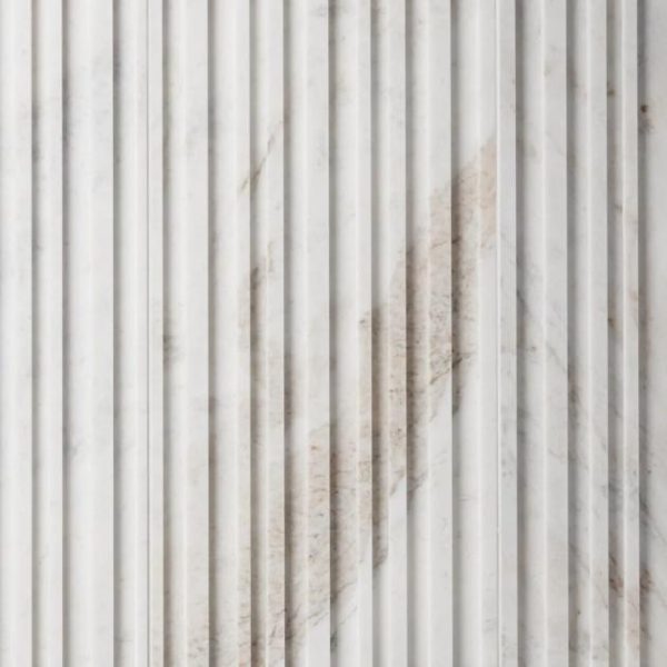 Shower | 1 sq. ft. Stonework Barcode Alaska White 12×24 3D Polished Marble Tile Barcode Alaska White Shower Barcode Alaska White