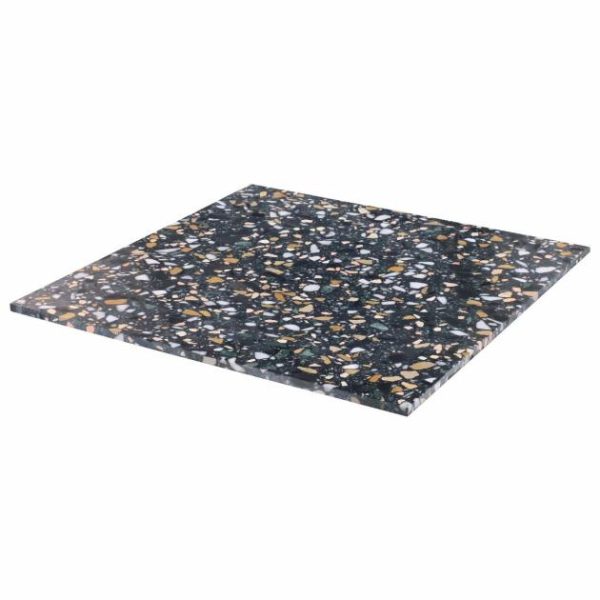 Shower | 1 sq. ft. Terrazzo Italy Cava Notte Black 24×24 Honed Marble Tile Cava Notte Shower Cava Notte