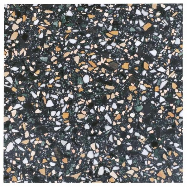 Shower | 1 sq. ft. Terrazzo Italy Cava Notte Black 24×24 Honed Marble Tile Cava Notte Shower Cava Notte