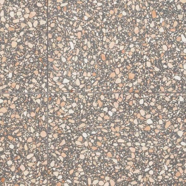 Shower | 1 sq. ft. Terrazzo Italy Dolce Rina Gray 24×24 Honed Terrazzo Tile Multicolor Shower Multicolor