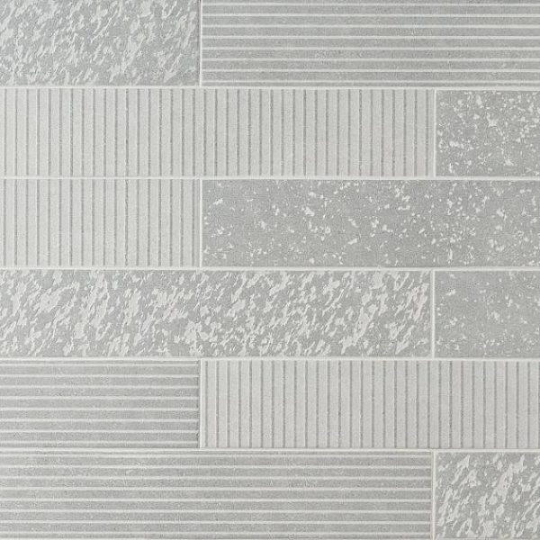 Shower | 1 sq. ft. Texstone Deco Gris Gray 4×19 Matte Porcelain Subway Tile Gris Deco Bathroom Bathroom