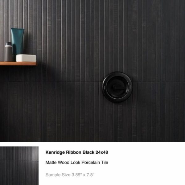 Shower | 1 sq. ft. Top Selling Dark Wood Look Porcelain Tiles Sample Bundle (5) Dark Wood Look Floor Tiles Dark Wood Look