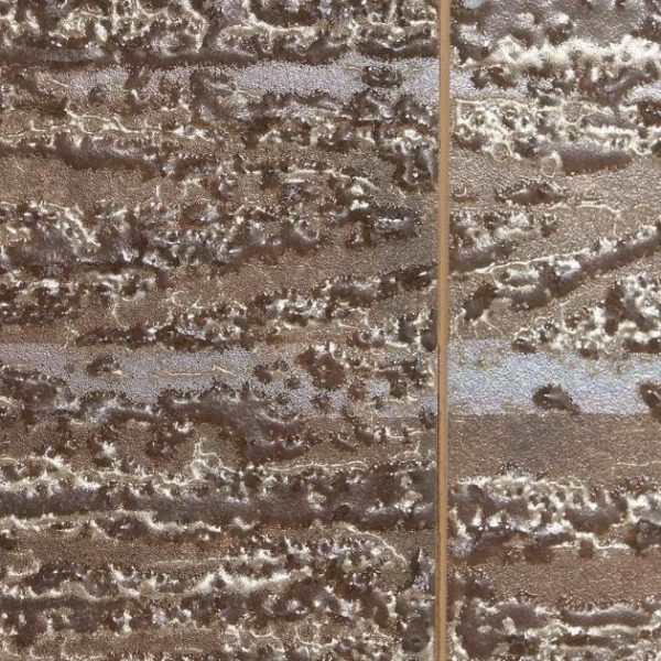 Shower | 1 sq. ft. Twilight Deco Oxide 12×48 Metal Look Porcelain Wall Tile Oxide Deco Bathroom Bathroom