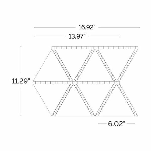 Shower | 1 sq. ft. Valerie Multicolor 6″ Triangle Polished Marble Mosaic Tile Valerie Shower Shower