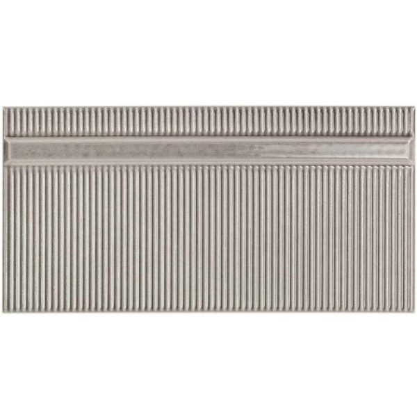 Shower | 1 sq. ft. Vector Reverb Gris Gray 4×8 Polished Ceramic Wall Tile Reverb Gris 4X8 Backsplash & Kitchen Backsplash & Kitchen