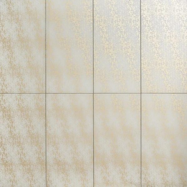 Shower | 1 sq. ft. Vetrite Dust Gold 9×18 Polished Glass Tile Gold Bathroom Bathroom