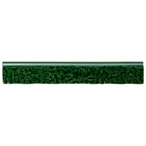 Shower | 1 sq. ft. Wabi Sabi Emerald Green 1.5×9 Crackled Glossy Ceramic Bullnose Emerald Green Shower Emerald Green