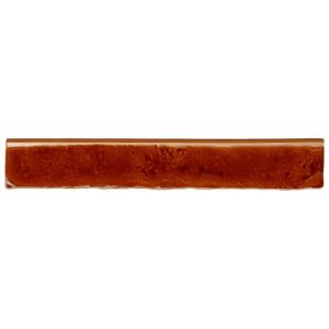 Shower | 1 sq. ft. Wabi Sabi Honey Brown 1.5×9 Crackled Glossy Ceramic Bullnose Yellow Shower Shower