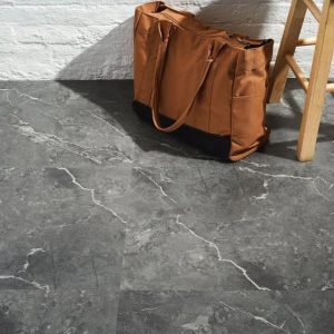 Stone Look | 1 sq. ft. Katone Chauny Marble Dark Gray 18×36 Glue Down Luxury Vinyl Tile Chauny Marble Dark Gray Stone Look Chauny Marble Dark Gray