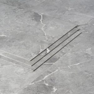 Stone Look | 1 sq. ft. Katone Chauny Marble Medium Gray 18×36 Glue Down Luxury Vinyl Tile Chauny Marble Medium Gray Stone Look Chauny Marble Medium Gray