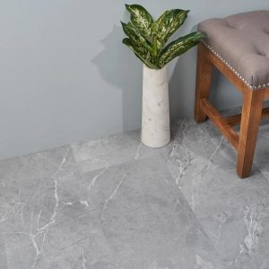 Stone Look | 1 sq. ft. Optoro Chauny Marble Medium Gray 28mil Wear Layer Rigid Core Click 12×24 Luxury Vinyl Tile Chauny Marble Medium Gray Stone Look Chauny Marble Medium Gray