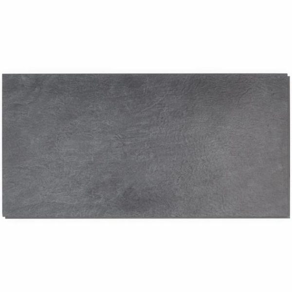 Vinyl Tiles | 1 sq. ft. Optoro Trail Slate Black 28mil Wear Layer Rigid Core Click 12×24 Luxury Vinyl Tile Trail Slate Black Vinyl Floors Trail Slate Black