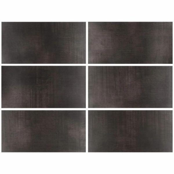 Vinyl Tiles | 1 sq. ft. Ristretto LVT Charcoal Black 12×24 Fabric Look Glue Down Luxury Vinyl Tile  Charcoal Black Vinyl Floors Charcoal Black