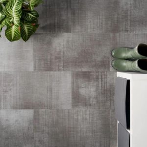 Vinyl Tiles | 1 sq. ft. Ristretto LVT Dark Gray 12×24 Fabric Look Glue Down Luxury Vinyl Tile  Dark Gray Vinyl Floors Dark Gray