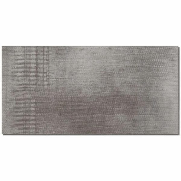 Vinyl Tiles | 1 sq. ft. Ristretto LVT Dark Gray 12×24 Fabric Look Rigid Core Click Luxury Vinyl Tile  Dark Gray Vinyl Floors Dark Gray