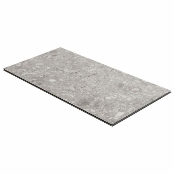 Vinyl Tiles | 1 sq. ft. Rizo LVT Gray 12×24 Rigid Core Click Luxury Vinyl Tile  Gray Vinyl Floors Gray