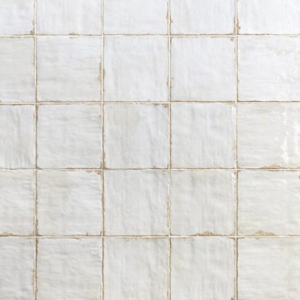 Wall Tiles | 1 sq. ft. Angela Harris Dunmore Blanco 8×8 Polished White Ceramic Wall Tile Blanco Backsplash & Kitchen Backsplash & Kitchen