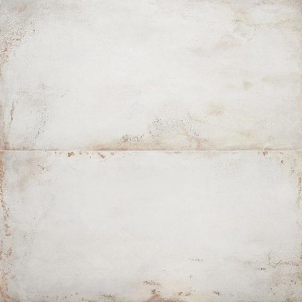 Wall Tiles | 1 sq. ft. Angela Harris Flatiron White 24×48 Matte Porcelain Tile White Bathroom Bathroom