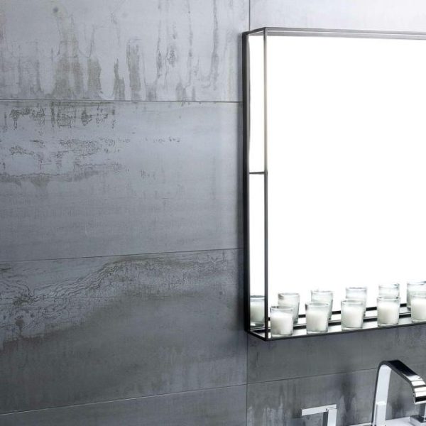 Wall Tiles | 1 sq. ft. Angela Harris Inspira Steel Gray 12×24 Matte Porcelain Tile Steel Bathroom Bathroom