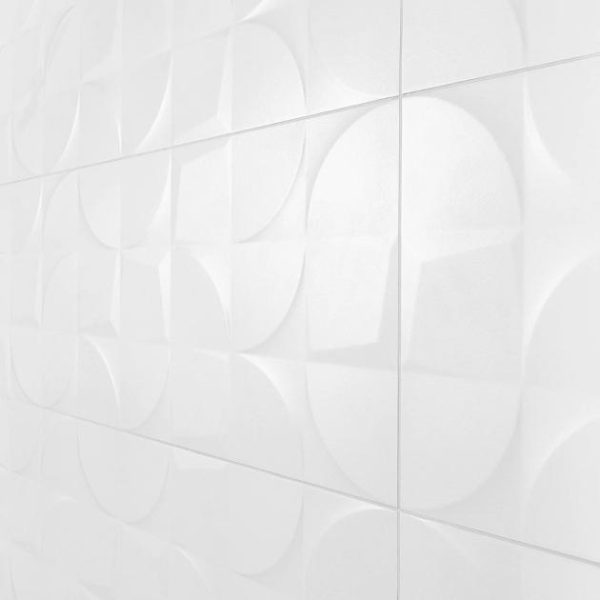 Wall Tiles | 1 sq. ft. Angela Harris Walsh Sirte Snow White 12×36 Matte Ceramic Tile Sirte Snow Bathroom Bathroom