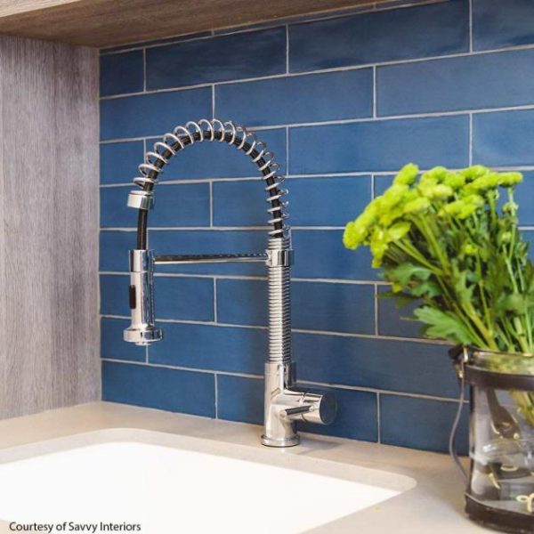 Wall Tiles | 1 sq. ft. Bayou Marine Blue 3×12 Matte Ceramic Subway Tile Marine Blue Backsplash & Kitchen Backsplash & Kitchen