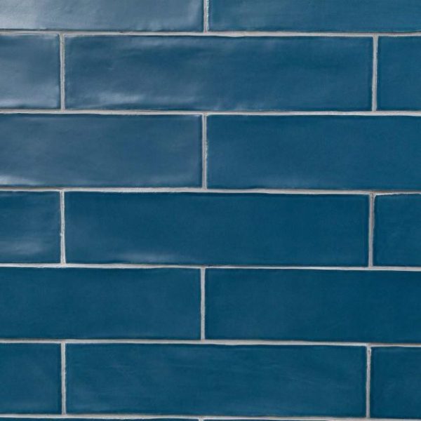 Wall Tiles | 1 sq. ft. Bayou Marine Blue 3×12 Matte Ceramic Subway Tile Marine Blue Backsplash & Kitchen Backsplash & Kitchen