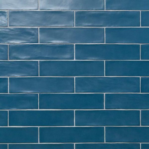 Wall Tiles | 1 sq. ft. Bayou Marine Blue 3×12 Matte Ceramic Subway Tile Marine Blue Backsplash & Kitchen Backsplash & Kitchen