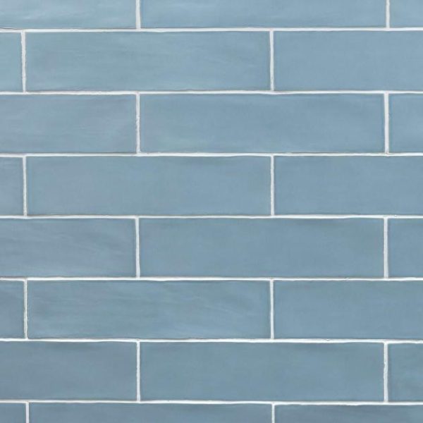 Wall Tiles | 1 sq. ft. Bayou Sky Blue 3×12 Matte Ceramic Subway Tile Sky Blue Backsplash & Kitchen Backsplash & Kitchen