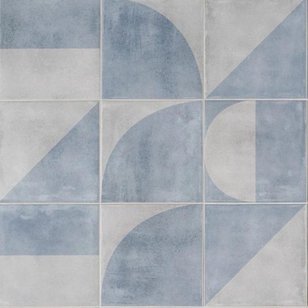 Wall Tiles | 1 sq. ft. Brando Blue 8×8 Matte Porcelain Tile Blue Backsplash & Kitchen Backsplash & Kitchen