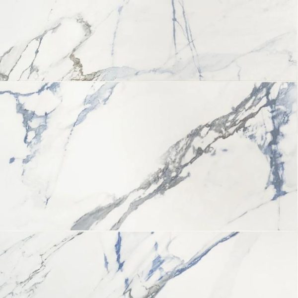 Wall Tiles | 1 sq. ft. Calacatta Azur 12×24 Matte Porcelain Tile 12X24 Matte Backsplash & Kitchen 12X24 Matte