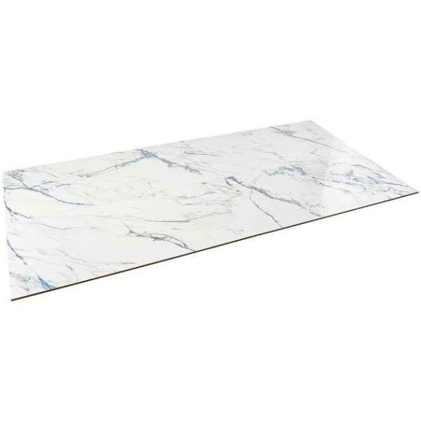 Wall Tiles | 1 sq. ft. Calacatta Azur 24×48 Polished Porcelain Tile 24X48 Polished Bathroom 24X48 Polished