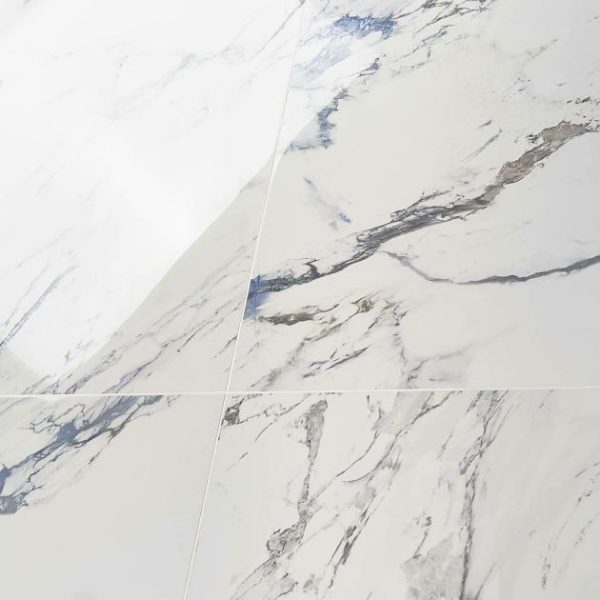 Wall Tiles | 1 sq. ft. Calacatta Azur 24×48 Polished Porcelain Tile 24X48 Polished Bathroom 24X48 Polished