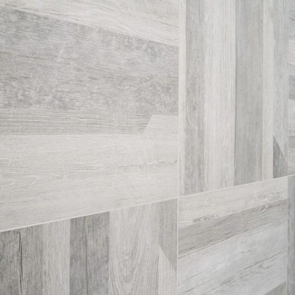 Wall Tiles | 1 sq. ft. Caribou Silver 24×24 Matte Porcelain Wood Look Tile Silver Bathroom Bathroom