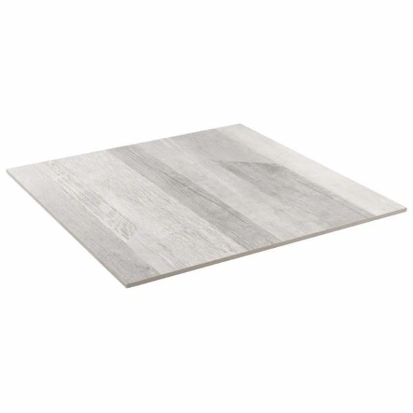 Wall Tiles | 1 sq. ft. Caribou Silver 24×24 Matte Porcelain Wood Look Tile Silver Bathroom Bathroom