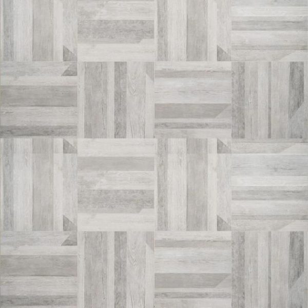 Wall Tiles | 1 sq. ft. Caribou Silver 24×24 Matte Porcelain Wood Look Tile Silver Bathroom Bathroom