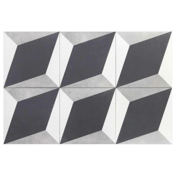 Wall Tiles | 1 sq. ft. Cascais Block Gray 9×9 Matte Porcelain Tile Blocks Bathroom Bathroom