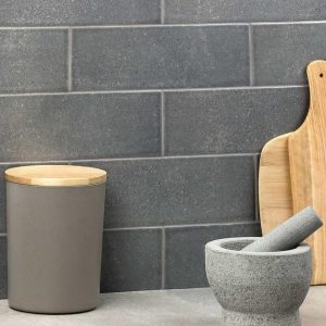 Wall Tiles | 1 sq. ft. Diesel Camp Rock Gray 4×12 Matte Ceramic Subway Wall Tile Gray Rock Backsplash & Kitchen Backsplash & Kitchen