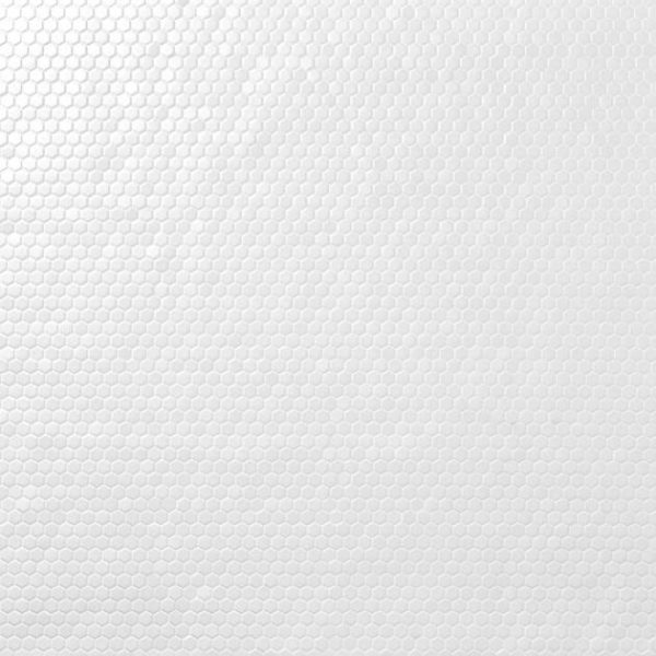 Wall Tiles | 1 sq. ft. Eden White 1″ Hexagon Matte Porcelain Mosaic Matte White Bathroom Bathroom