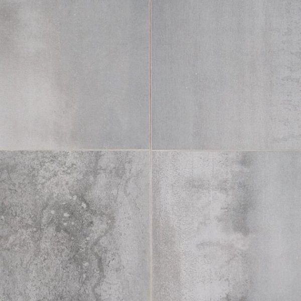 Wall Tiles | 1 sq. ft. Hewlett Metal Silver 24×24 Matte Porcelain Tile Metal Silver Bathroom Bathroom