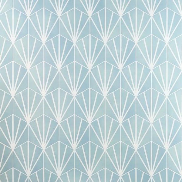 Wall Tiles | 1 sq. ft. HexArt Deco Turquoise 8″ Hexagon Matte Porcelain Tile Deco Turquoise 8 Bathroom Bathroom